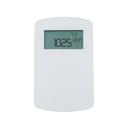 Dwyer Instruments Carbon Dioxide/Temp, Wall Mount, 10K Type II Thermistor Temp Output, North American Housing W/ relay CDT-2N4B-RLY